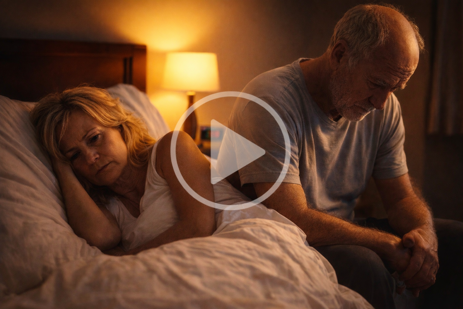 Hands applying a soothing cream with play icon